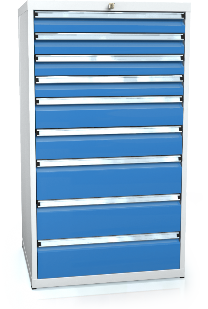 Schubladenschränke 1240 x 710 x 600 - 9x Schubladen